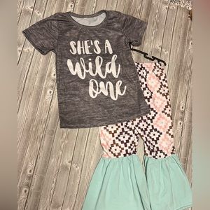 She’s a Wild One! 2 Piece Set 18-24 months